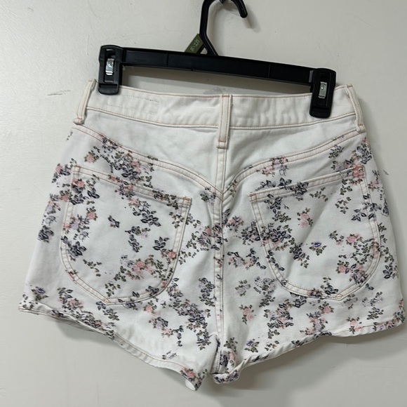 Floral Print Denim Shorts - Picture 3 of 3